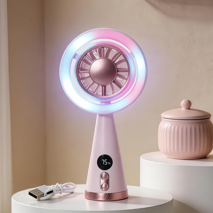 Ladies Portable USB Mini Fan with multifunctional use Stornfield