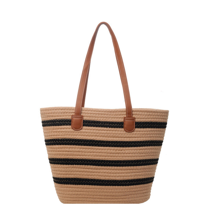 Casual tote bag with stylish stripe pattern Stornfield