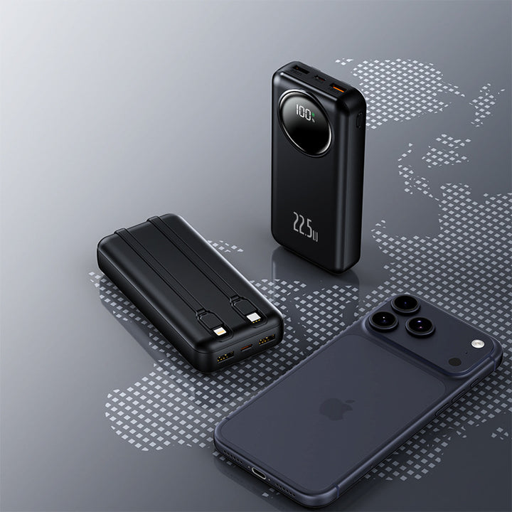 Power bank with multifunctional USB port and digital charge level indicator Stornfield