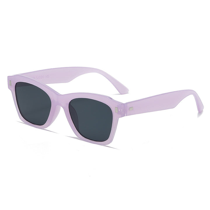 Women's fashionable sunglasses with transparent frame and high-quality UV protection Stornfield