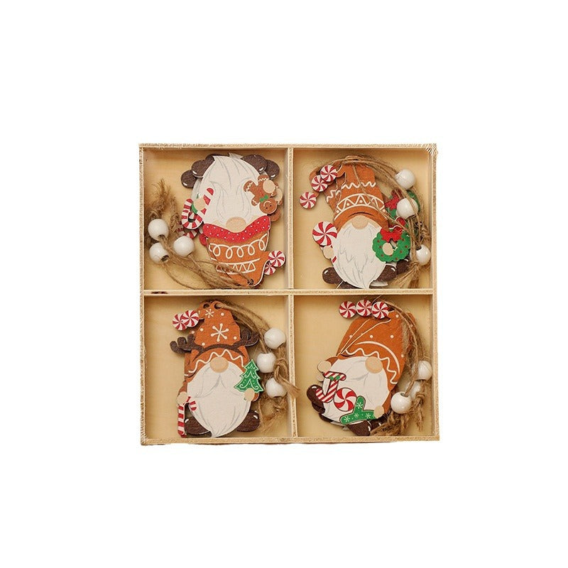 Decorative Christmas ornaments in gnome design Stornfield
