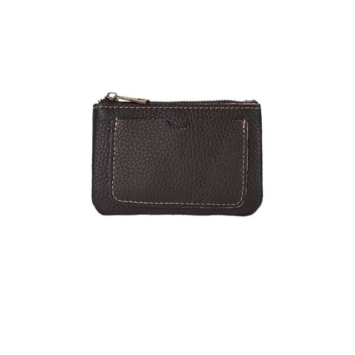 Textured Leather Card Holder Stornfield