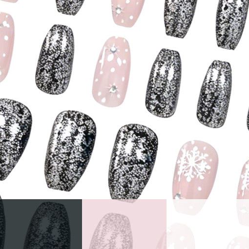Festive Glitter Nail Art Enhancements Stornfield