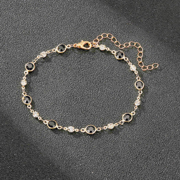 Elegant Rhinestone Chain Anklet Stornfield