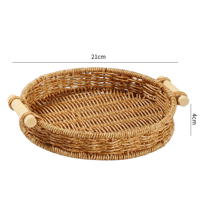Handwoven Decorative Serving Tray Stornfield
