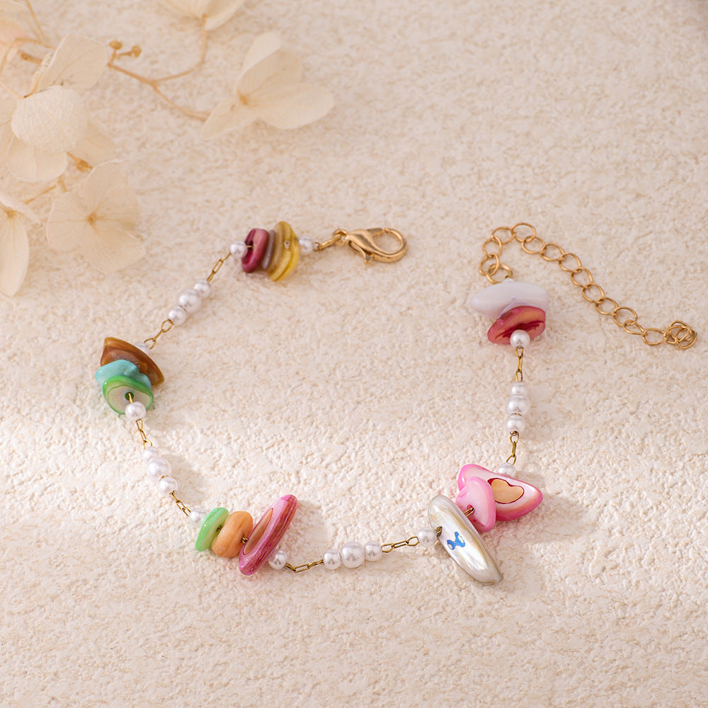 Chic Pearl and Gemstone Bracelet Stornfield