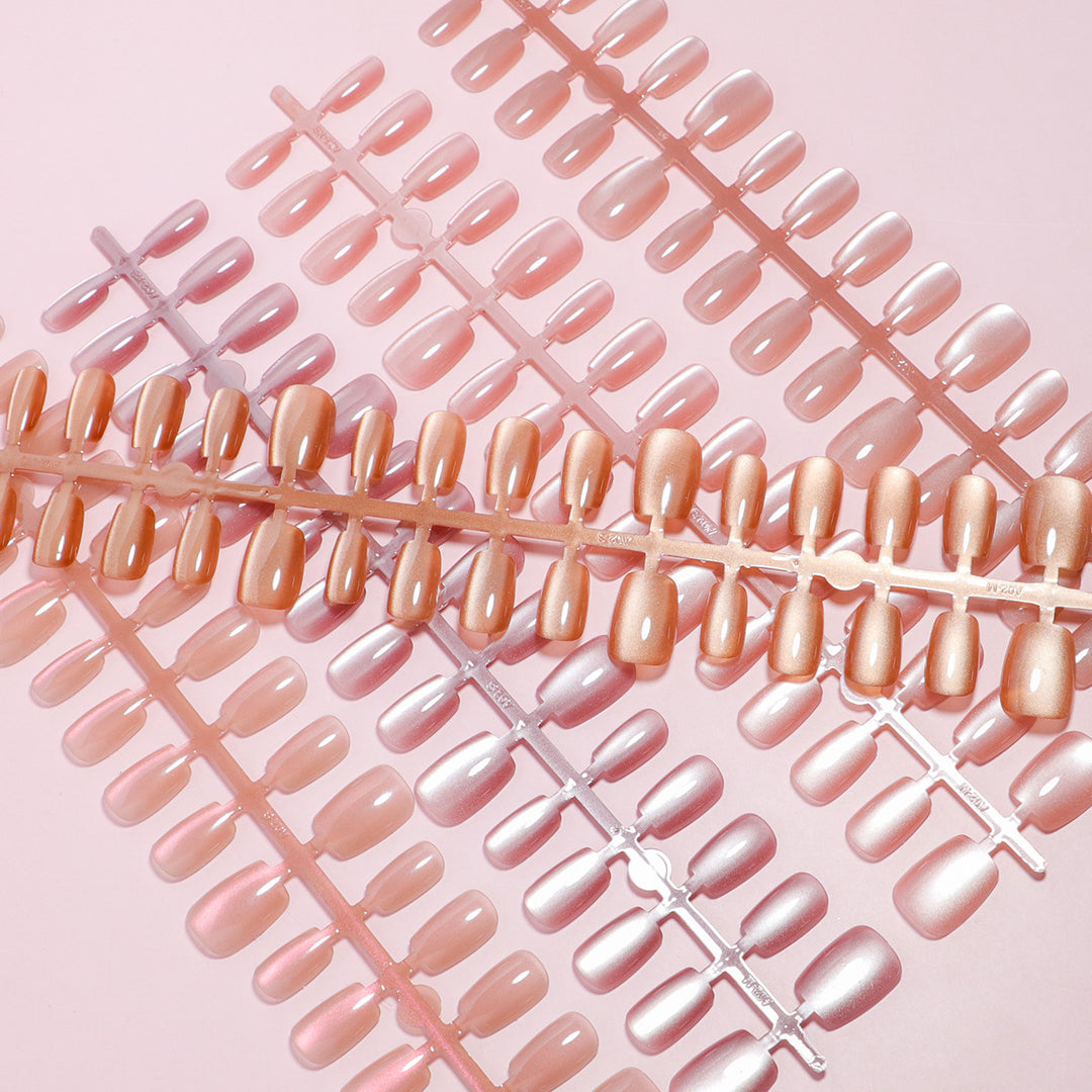 Premium Glossy Press-On Nails Collection Stornfield