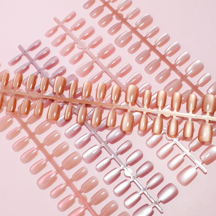 Premium Glossy Press-On Nails Collection Stornfield