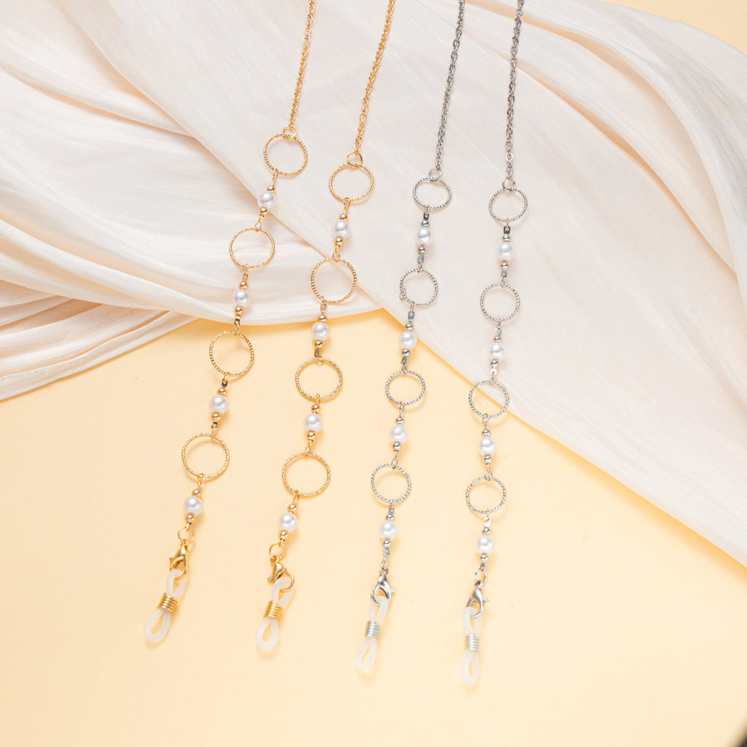 Pearlescent and Chain Eyewear Necklace Stornfield
