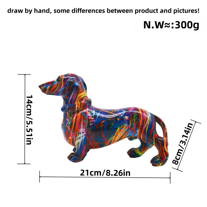 Creative decoration figure of a dachshund Stornfield