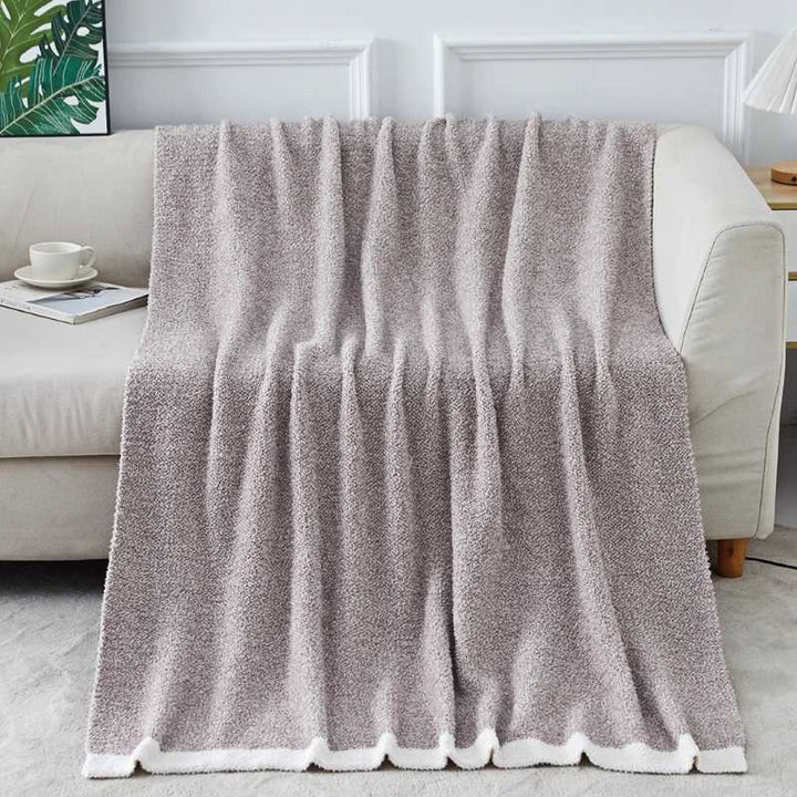 Soft Textured Throw Blanket