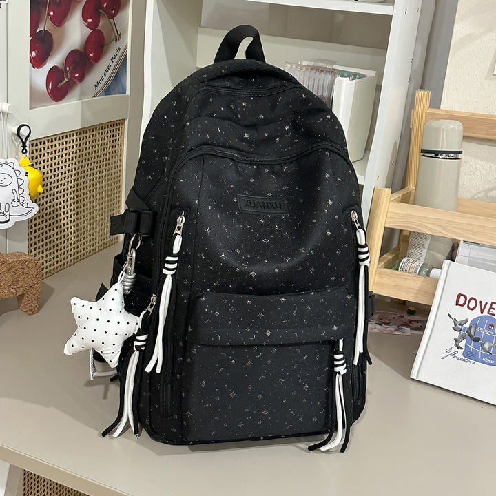 Star-Print Casual Backpack Stornfield