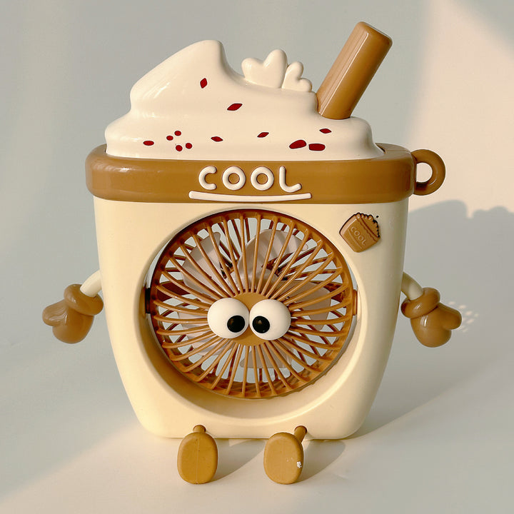 Unisex Creative Mini Fan in Cup Design Stornfield