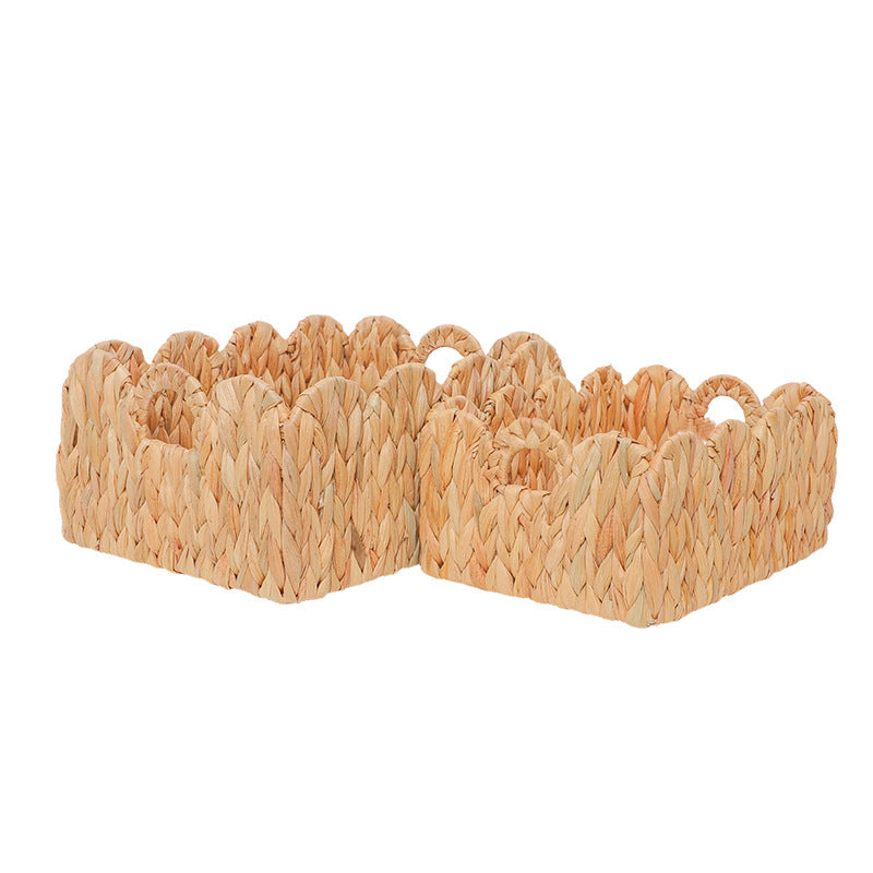 Scalloped Woven Serving Tray Stornfield