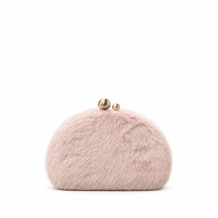 Plush Faux Fur Clutch