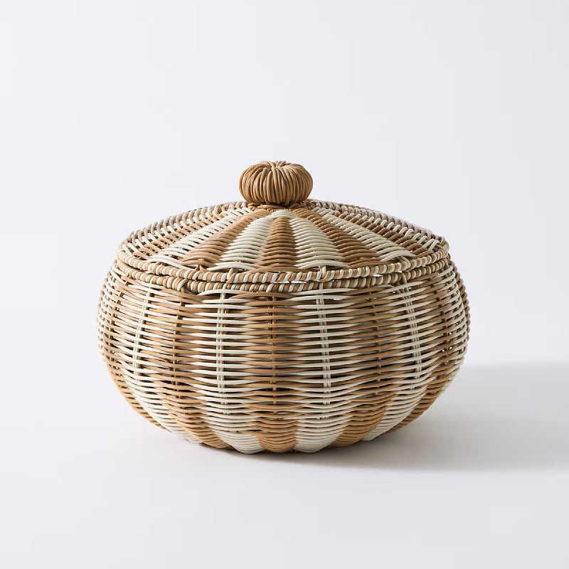 Stylish basket with lid Stornfield