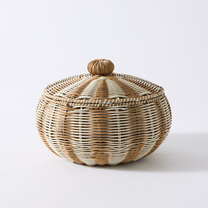 Stylish basket with lid Stornfield