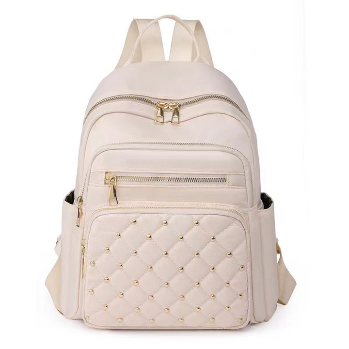 Quilted Backpack with Decorative Studs Stornfield