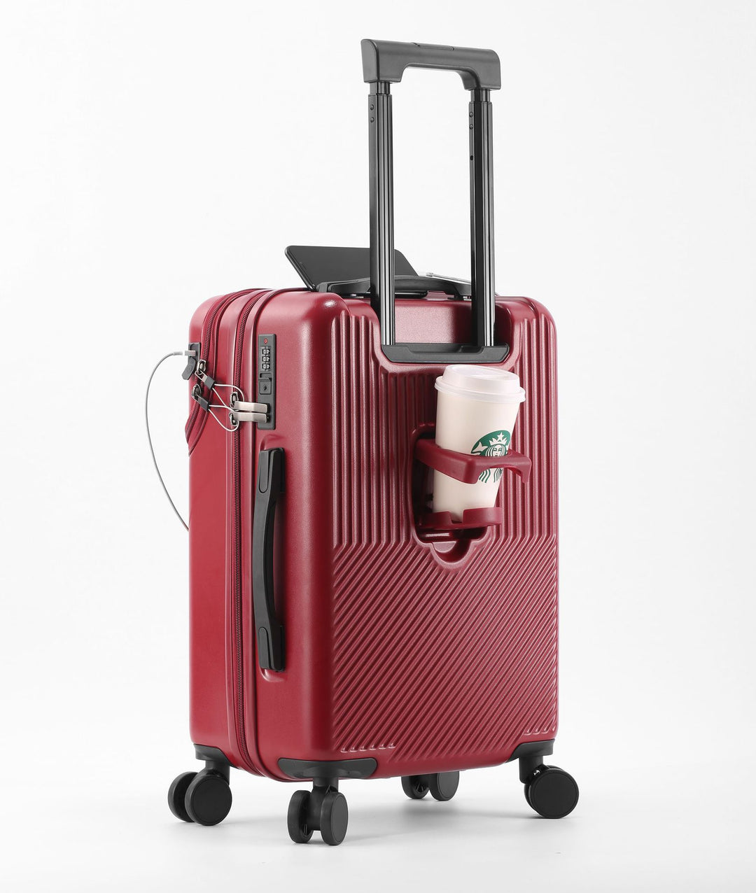 Unisex Smart Tech Compact Carry-On Suitcase Stornfield