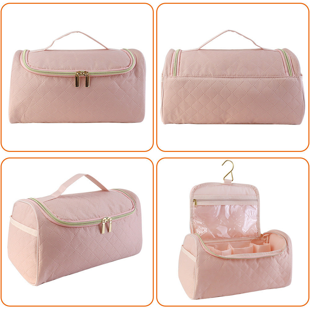 Quilted Travel Cosmetic Organizer