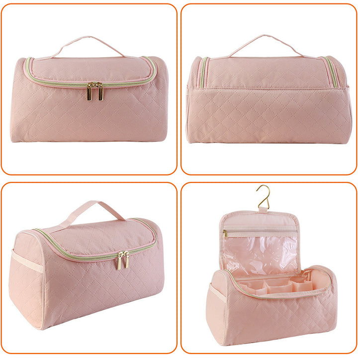 Quilted Travel Cosmetic Organizer