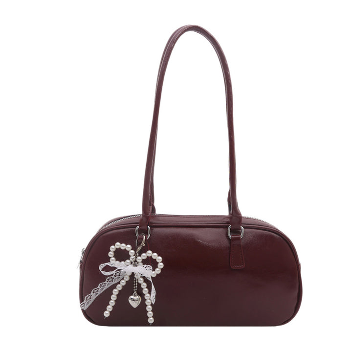 Patent Leather Handheld Satchel