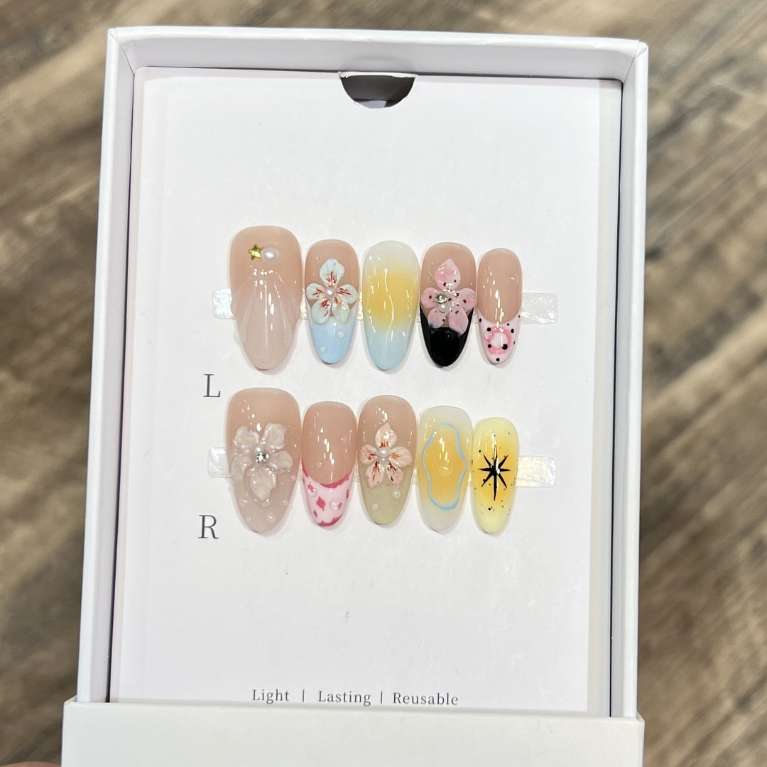 Reusable Press-On Nail Set Stornfield