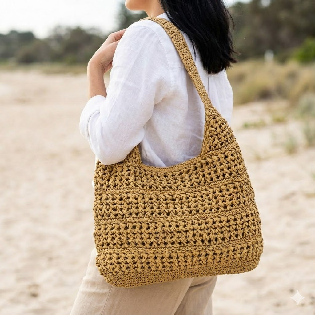 Handmade Macrame Hobo Bag Stornfield