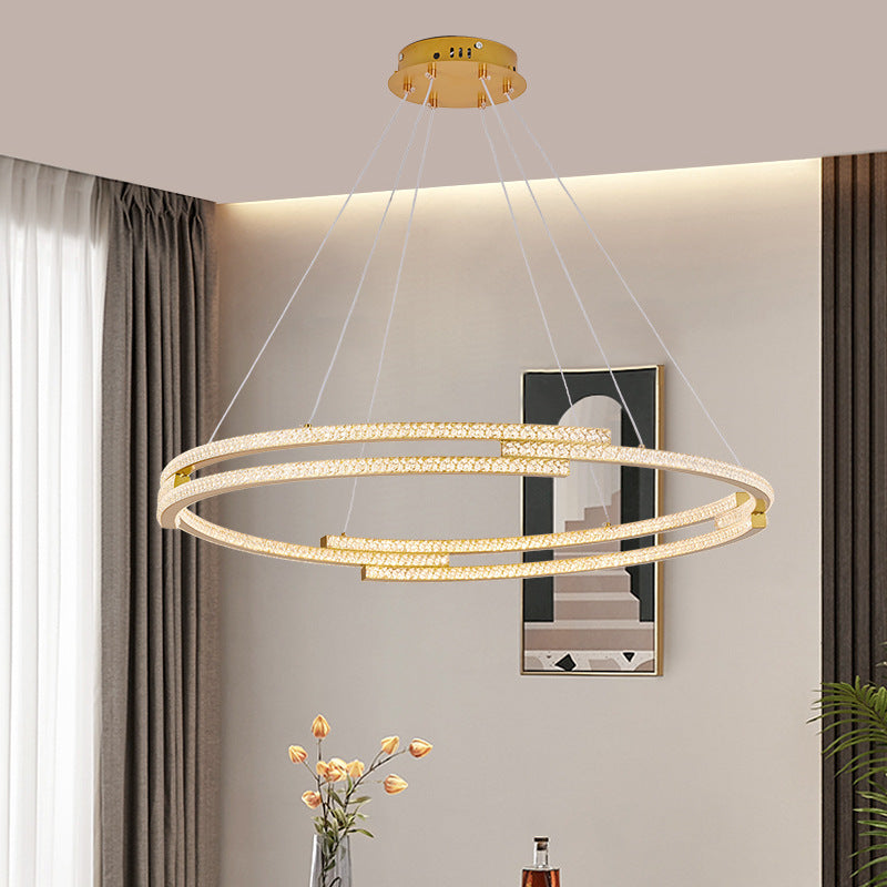 Modern Minimalist Ring Chandelier