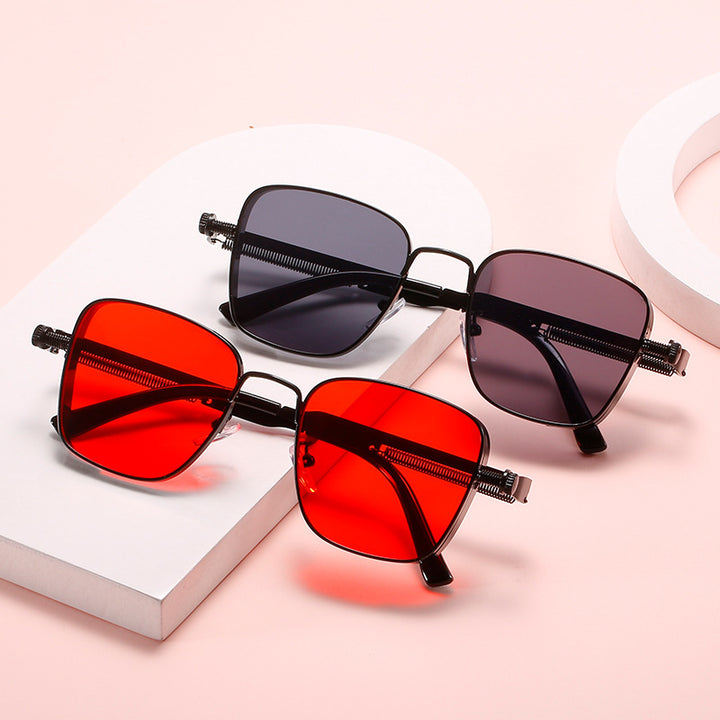 Women's modernist sunglasses in elegant metal frame Stornfield