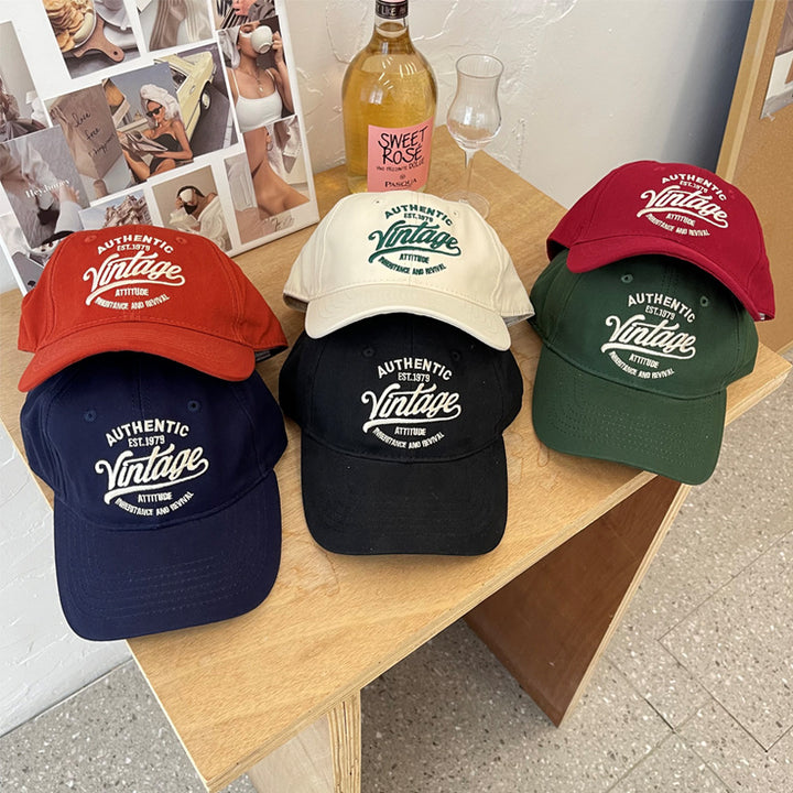 Men's Vintage-Inspired Cotton Baseball Cap Stornfield