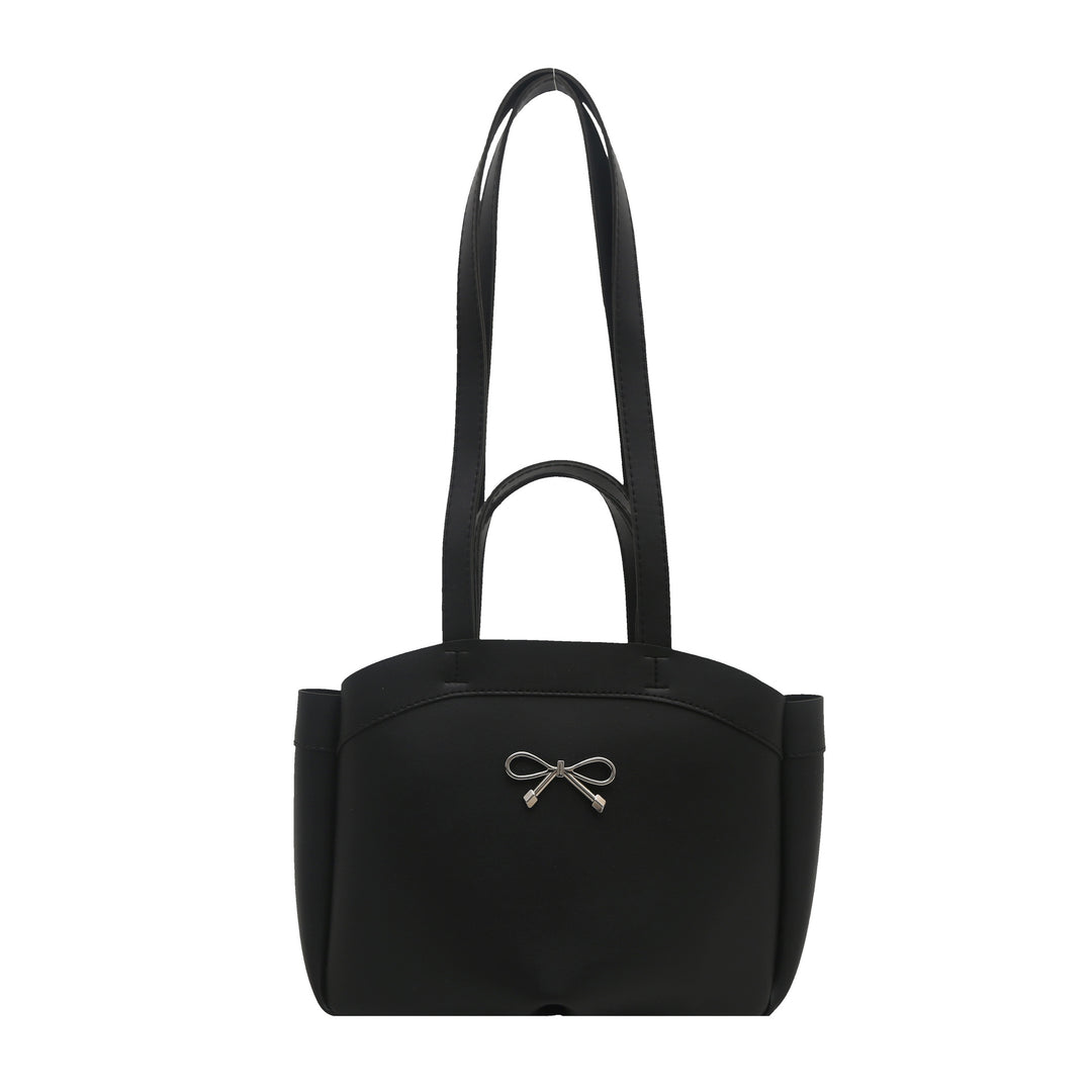 Elegant Bow Accent Handheld Tote Bag Stornfield