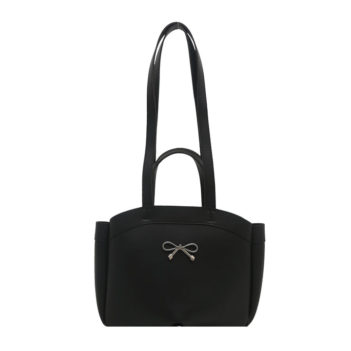 Elegant Bow Accent Handheld Tote Bag Stornfield