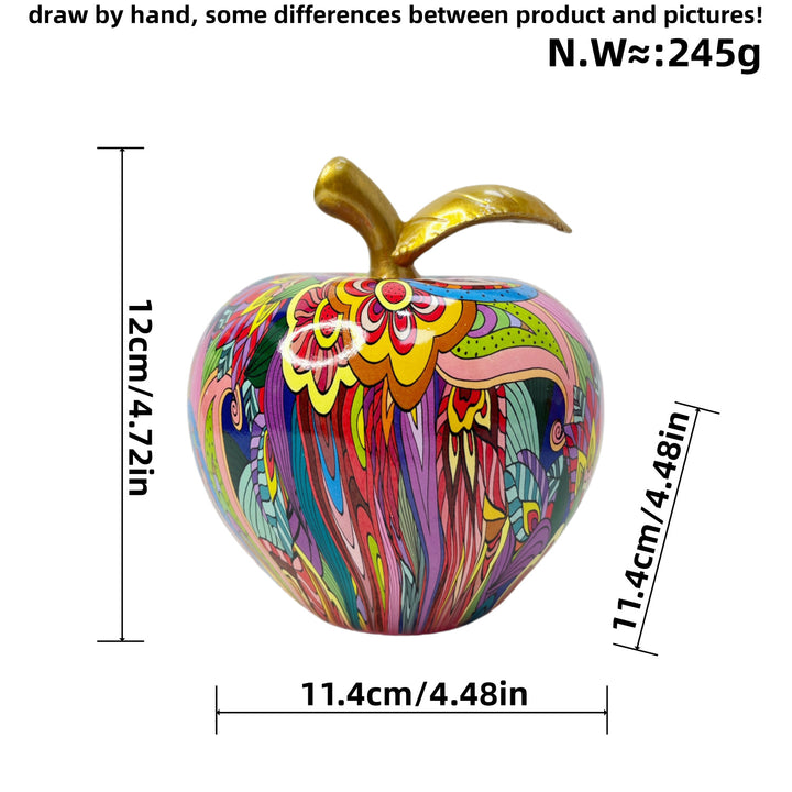 Decorative apple figure with artistic design Stornfield