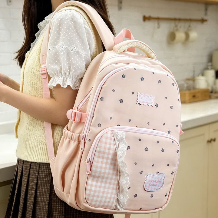 Fun-Patterned Lightweight Backpack Stornfield