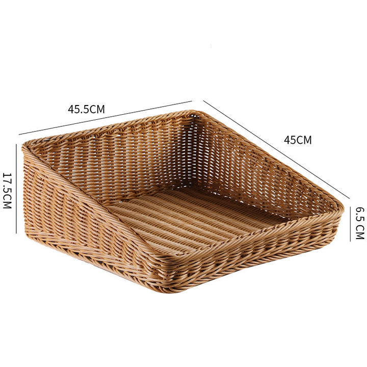 Unisex Portable Storage Box made of Woven Rattan Stornfield
