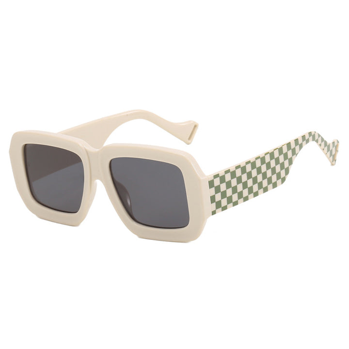 Women's fashionable sunglasses with square design and chic pattern Stornfield