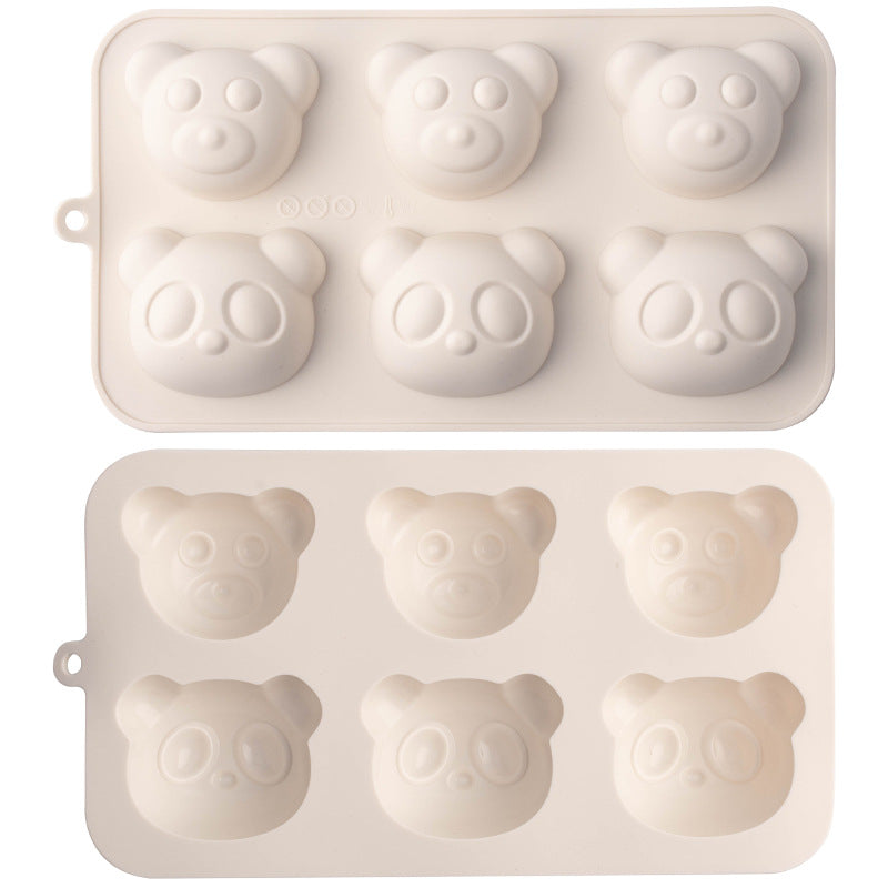 Silicone Ice Cube Mold with Cute Bear Head Design Stornfield
