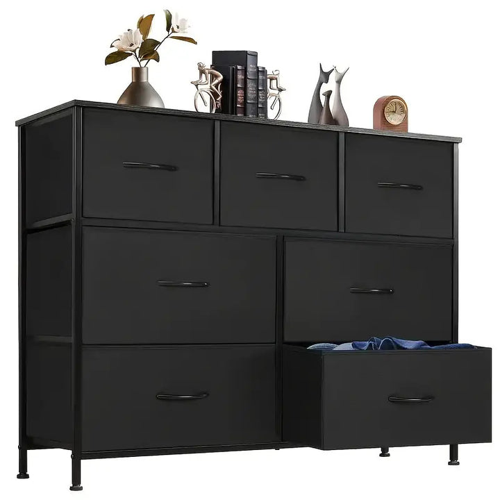 Industrial-Style Fabric Storage Dresser Stornfield