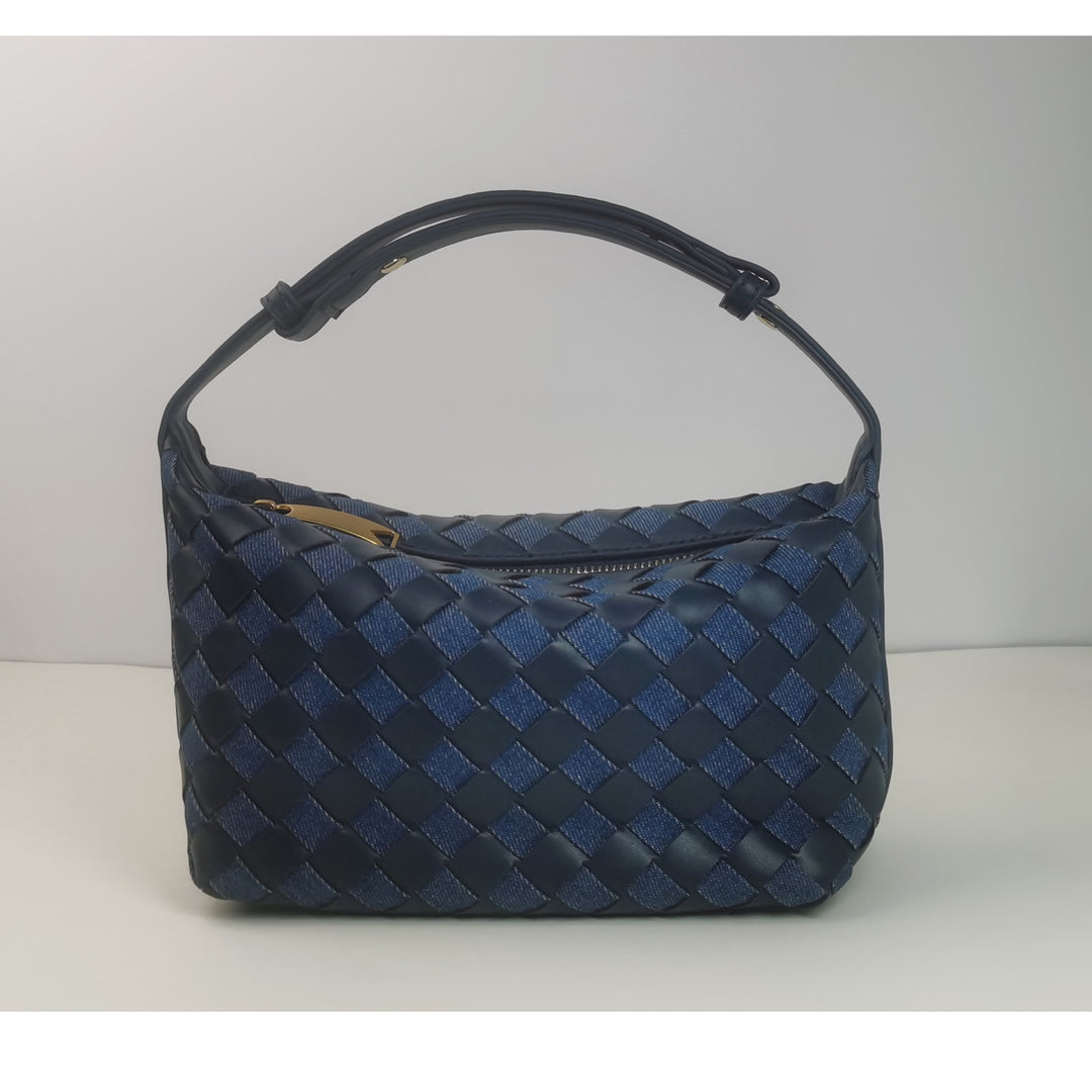 Woven Leather Satchel Bag Stornfield