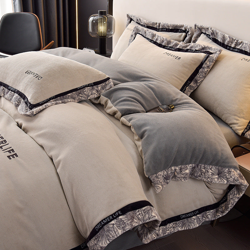 Plush Comforter Set