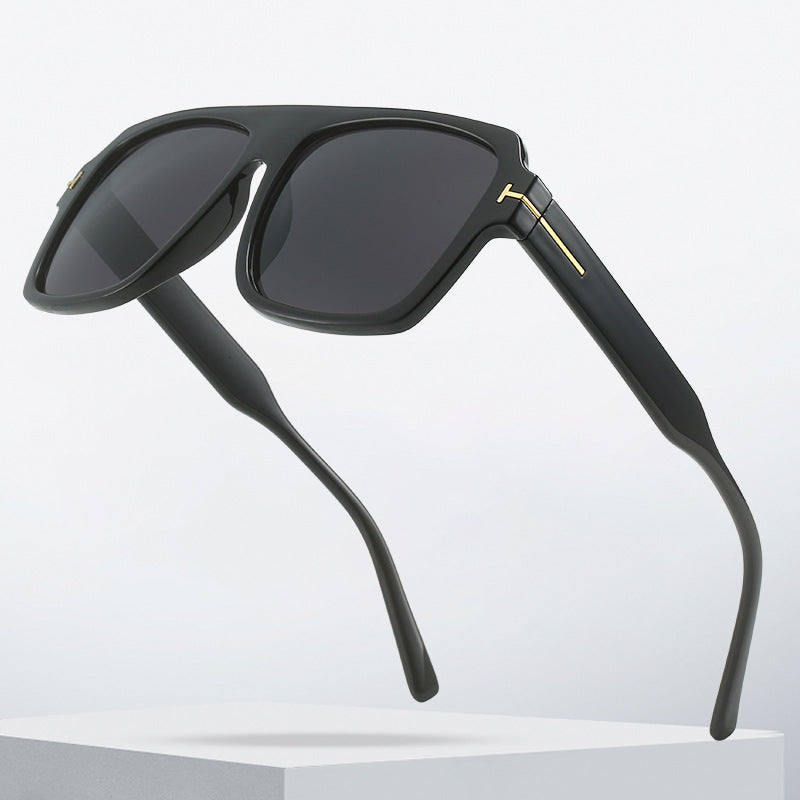 Women's square sunglasses with stylish, transparent frame Stornfield