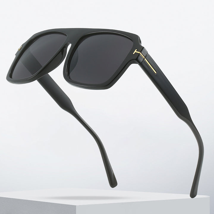 Women's square sunglasses with stylish, transparent frame Stornfield