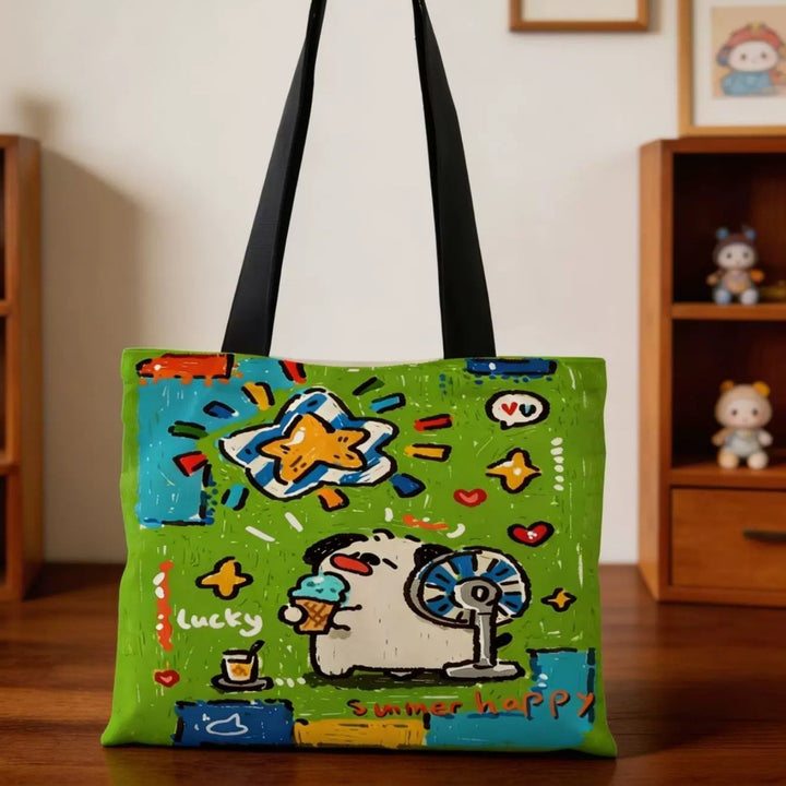 Artistic Canvas Tote Bag
