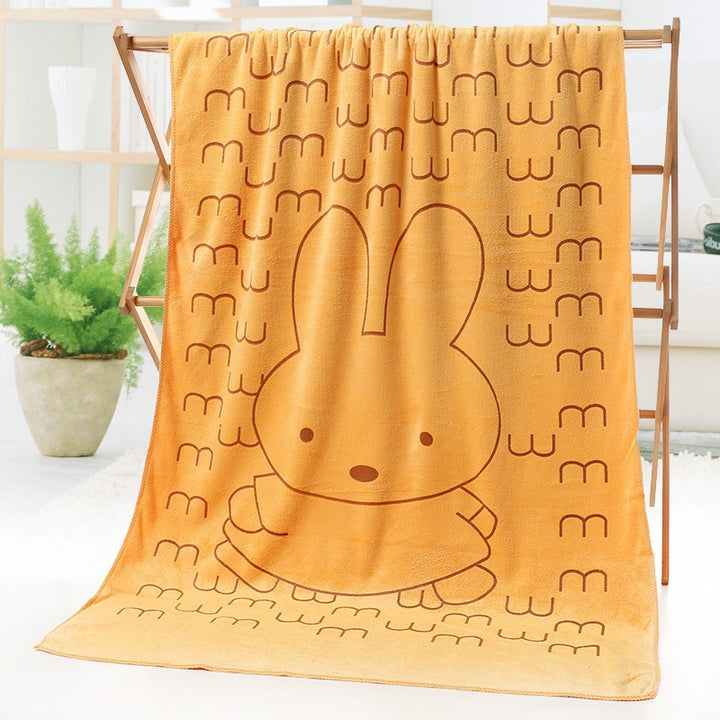 Cartoon-Themed Plush Fleece Blanket