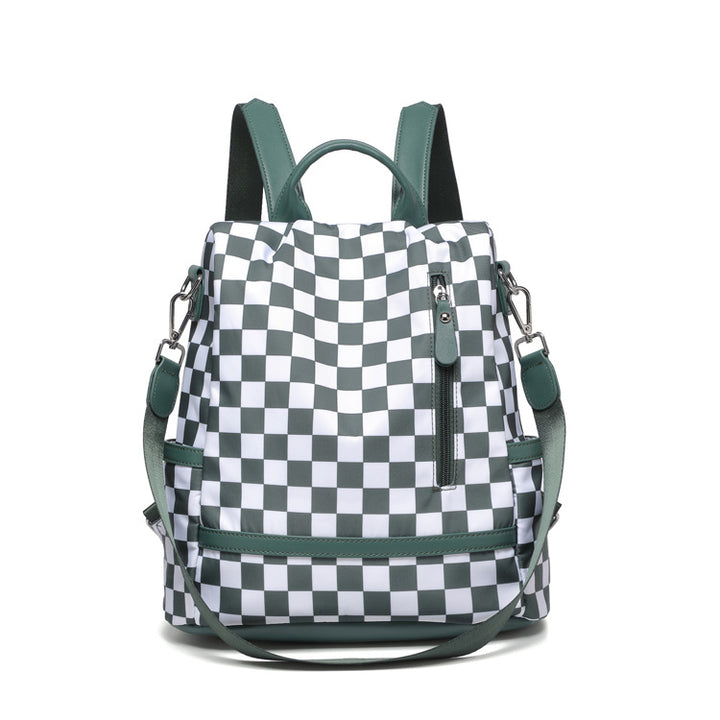 Stylish Checkered Backpack Stornfield