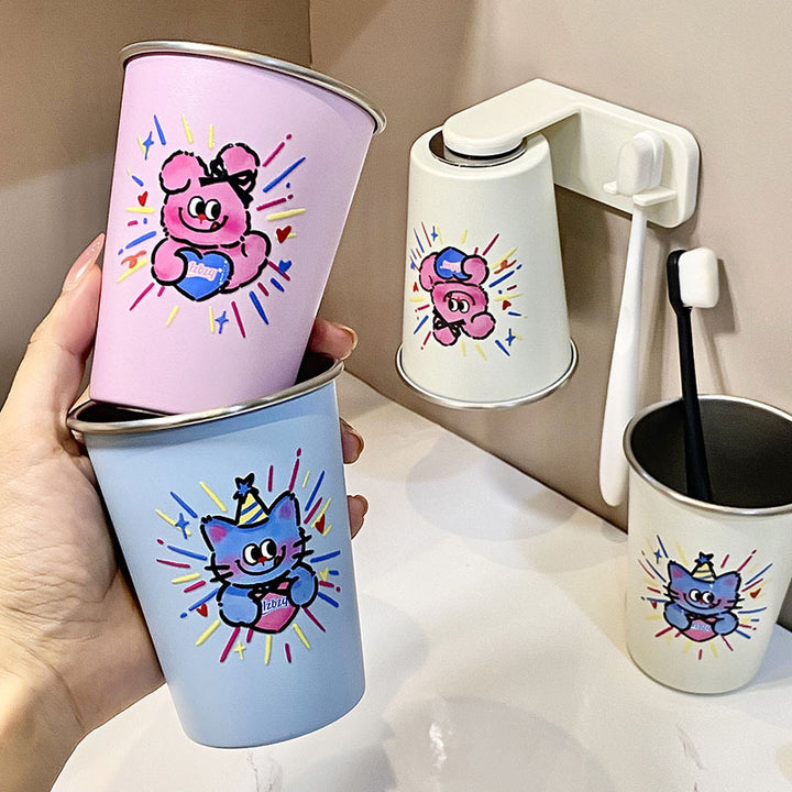 Wall cup holder with creative animal design Stornfield