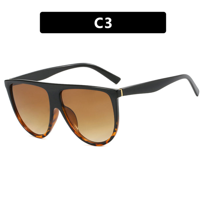 Ladies trendy oversized sunglasses with stylish transparent frame Stornfield
