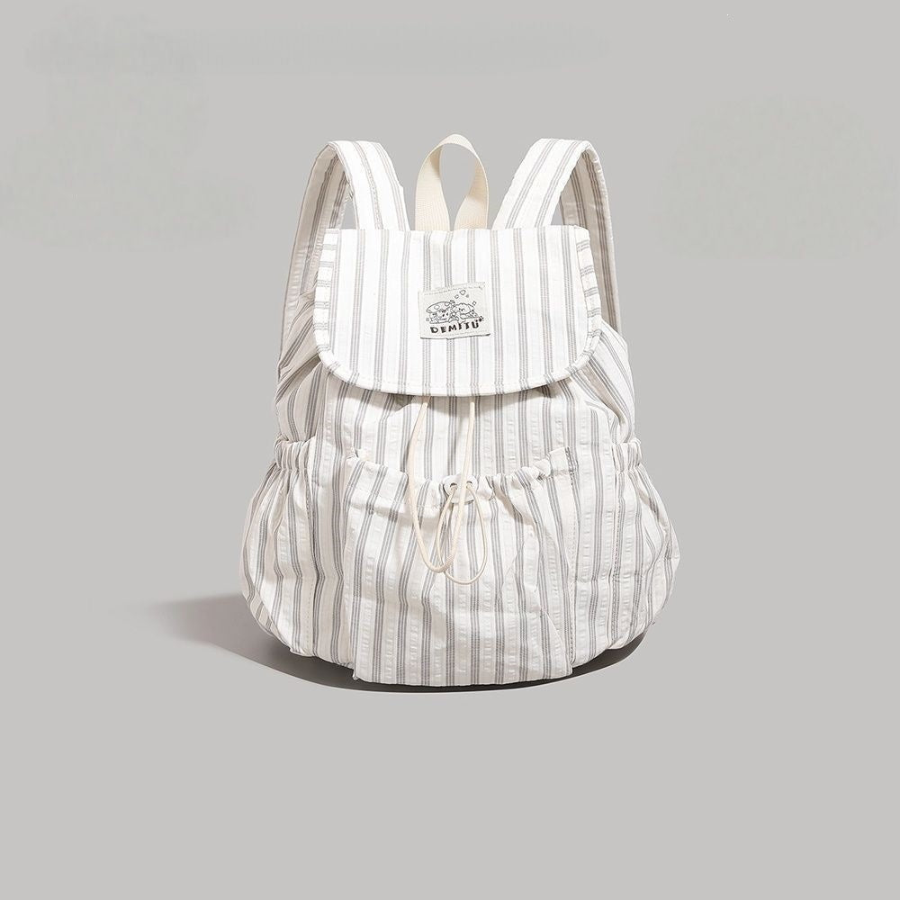 Leisure Backpack in Playful Striped Design Stornfield