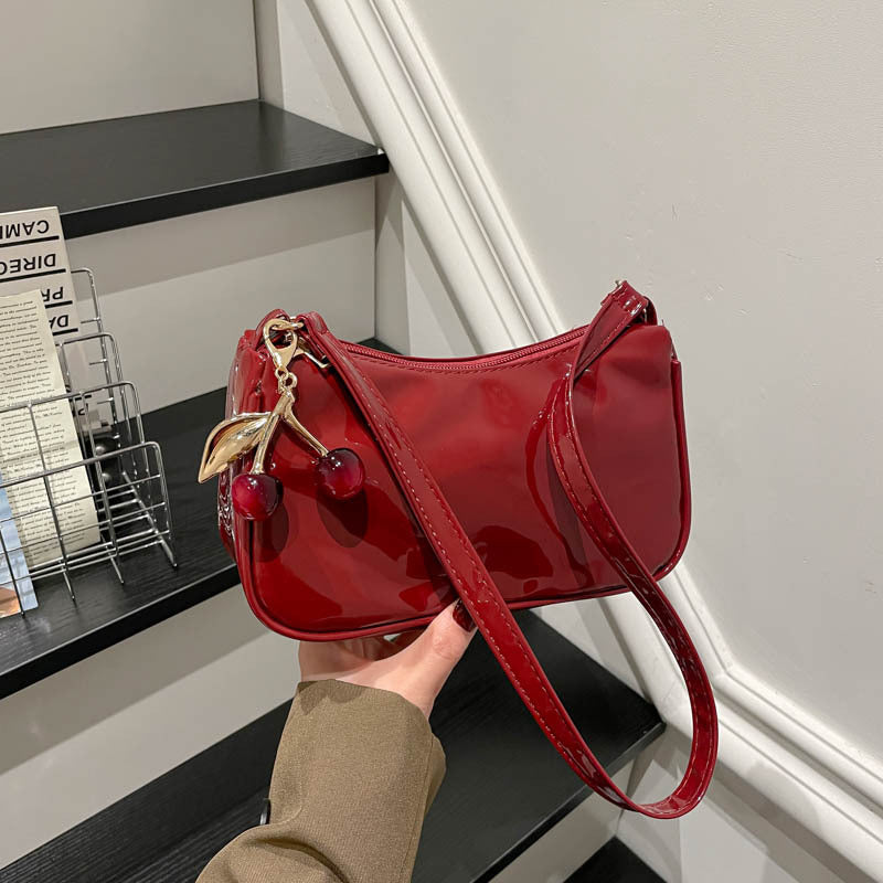WoGlossy Textured Handheld Crossbody Bag Stornfield